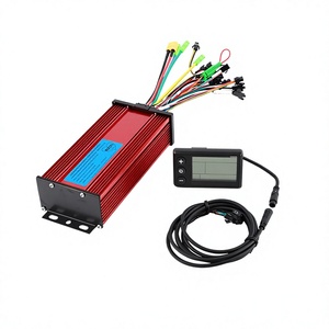 Kit WXGN200 rojo de 15 tubos con medidor de pantalla WXGN200 + kit controlador de 15 tubos, 36V/48V/60V/72V, 1200W/1500W universal para bicicleta eléctrica L885 - Product Image 1