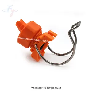 FY factory supply manufacturer sales 19966/26988 series adjustable ball single clamp Clip eyelet on Flat Fan Full Cone nozzle