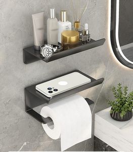 Portarrollos de Papel Higiénico de Acero al Carbono de Calidad, Soporte de Pared Sólido, Accesorios de Almacenamiento para Baño, Juego de Portarrollos de Papel Higiénico - Product Image 1