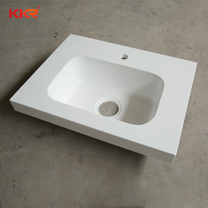 Bồn Rửa Mặt KKR Gắn Tường, Bồn Rửa Mặt Vanity Bằng Đá Cứng Bồn Rửa Mặt Vuông Bồn Rửa Mặt Hiện Đại Matt & Gloss - Product Image 6