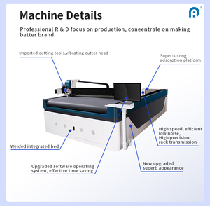 Hệ thống cho ăn tự động Máy cắt vải dao động dao cắt Máy cắt vải - Product Image 5
