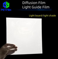 Plaque de diffusion de lumière LED en plastique PET laiteux GY, panneau de diffuseur de lumière LED, plaque, film de diffuseur de lumière LED en gros en Chine