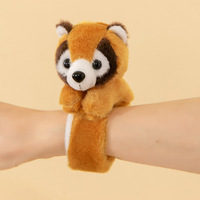 Jouets en peluche populaires sur le thème des animaux du zoo : Panda, Tigre Blanc, Tigre Jaune, Doudou 22 cm en coton PP, Bracelets, Marionnettes à main, Bras magnétique
