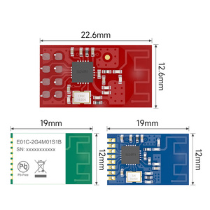 ชุด E01C ebyte ODM ชิป Si24R1โมดูล SPI RF 7dBm 2.4G โมดูลไร้สาย RF ขนาด300M ขนาดเล็กพร้อมเสาอากาศ PCB ในตัว100mW - Product Image 2