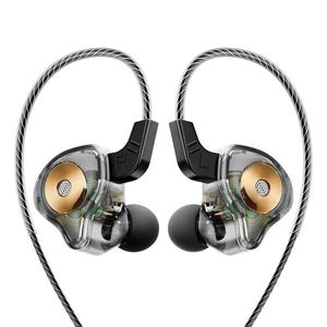 QKZ AK6 <span class=keywords><strong>Ares</strong></span> Auriculares deportivos y auriculares Enchufe de 3,5mm Música con cable con micrófono Auriculares Subwoofer Manos libres para correr - Product Image 2