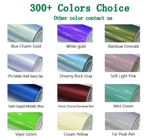 Film d'emballage automobile PPF en TPU à changement de couleur, série de peintures originales 300+ couleurs, vert rétro, pour brochure PPF - Product Image 3