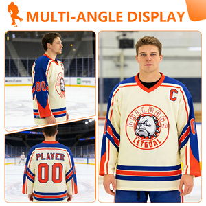 OEM сублимированные хоккейные Джерси с индивидуальным логотипом, униформа для хоккея с шайбой, Джерси в стиле хоккея с шайбой - Product Image 3