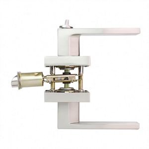 ชุดมือจับประตูแบบคู่พร้อมกุญแจล็อคแบบไร้กุญแจ WEKIS  วัสดุโลหะผสมสังกะสี แข็งแรงทนทาน  สำหรับประตูห้องน้ำภายในบ้าน  พร้อมระบบล็อคเพื่อความเป็นส่วนตัว - Product Image 2