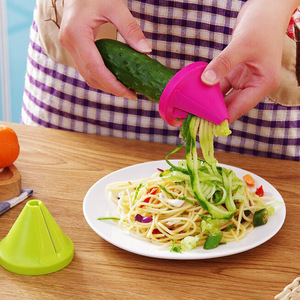Kitchen Multifunctional Stainless Steel <b>Vegetable</b> Cutter Creative Spiral Grater for Fast <b>Fruit</b> <b>Vegetable</b> Cutting Manual PP - Product Image 4