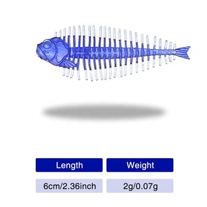 Hot Bán 6Cm/2G Mềm Worms Bait Nhân Tạo Bass Mặn Và Cá Mềm Mồi Câu Cá Mồi - Product Image 2