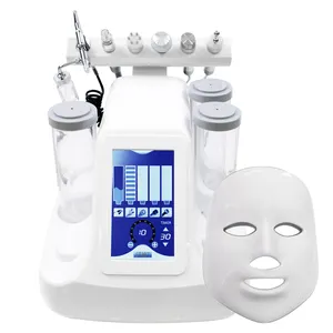 Draagbare Spa Gebruik 7 In 1 Bio Aqua Facial Zuurstof H2o2 Hydra Jet Water Peeling Machine