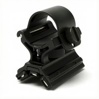 Support de montage magnétique tactique de 1 pouce à dégagement rapide pour lampe torche avec barre magnétique réglable