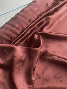Heavy Weight Woven <b>Silk</b> Luo Fabric Butterfly Floral Openwork Jacquard Hollow Mulberry <b>Silk</b> Multi Color Hanfu Qipao Textile - Product Image 3