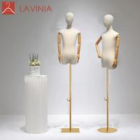 Lavinia Fashion Oberkörper-Luxusmodell aus PE-Material für Kinder und Jugendliche, Unisex, mit Abnehmbaren Gelenkarmen, Stehende Pose, Sonderangebot