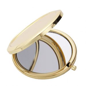 Hot Selling Multi-Color 7cm Classic Circular Metal Small <b>Mirror</b> With Customizable Logo Double Smooth Folding Makeup <b>Mirror</b> - Product Image 4