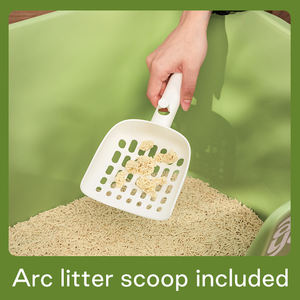 ANYA-Caja de arena extra grande semicerrada a prueba de salpicaduras para gatos, lavabo de plástico con logotipo personalizado, suministros para mascotas con inodoro gigante para gatos - Product Image 4