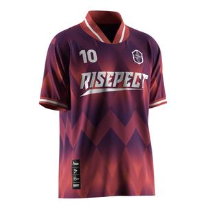 Camiseta de Fútbol Personalizable con Cuello Plegable, Tejido de Secado Rápido y Paneles Ventilados, Ideal para Entrenamientos y Uso por Aficionados - Product Image 4