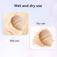 Éponge de maquillage sans latex cosmétique de beauté douce pour femmes de qualité supérieure houppette personnalisée pour fond de teint poudre liquide