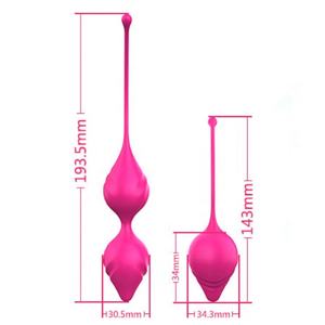 성 건강 매직 실리콘 케겔 볼 질 강화 운동 기계 케겔 운동 질 벤 와 볼 섹스 토이 여성용 - Product Image 6