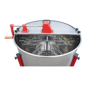 Vente chaude cadres centrifugeuse à miel en acier inoxydable pour l'extraction du miel 6 cadres extracteur manuel de miel - Product Image 6