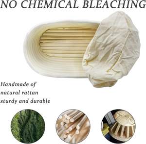 Cestas Redondas de Panadería de Ratán Vietnamita Fermentado Europeo al por Mayor Directo de Fábrica - Product Image 4