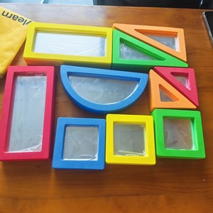 Bloques de Espejo Sensoriales Moldeados con Marco de EVA, Juguetes Apilables de Espuma Suave de EVA y Plástico para Juego Sensorial Infantil - Product Image 6