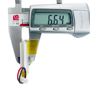 Fuente de alimentación 3,7 V 650mAh Batería solar Litio <span class=keywords><strong>DATAPOWER</strong></span> 702535 3,7 Voltios Batería de litio Baterías de rastreador GPS recargables - Product Image 2