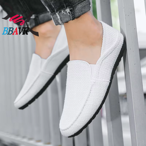 Vente en gros de nouvelles chaussures décontractées pour hommes, style coréen, respirantes, en toile, tendance, pour l'été - Product Image 2