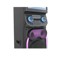 Máquina de Karaoke con Pantalla Táctil 5.0, Micrófono Inalámbrico RGB, Compatible con Computadora y Teléfono Móvil, Batería de 10000mAh