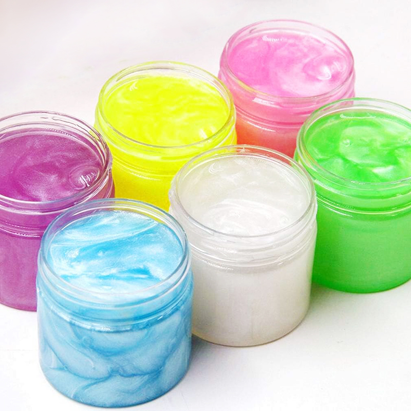 PET Plastic Jar 1oz 2oz 4oz 6oz 8oz 12oz 16oz Clear Wide Mouth Plastic Jars With Plastic Cap for Face Cream Skin Care Contain