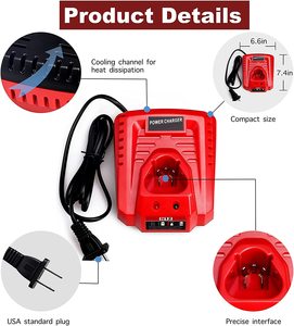 Offre Spéciale Milwaukee 12V CHARGEUR Pour M12, sortie 12V 3A RAPIDE Chargeur de Batterie De Remplacement Pour Milwaukee M12 CHARGEUR 48-59-2401 - Product Image 6