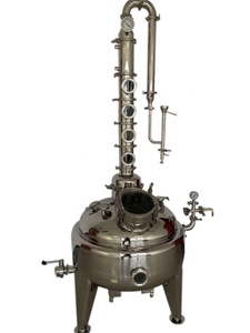 26 Galones 100L Bain-Marie Chaqueta Destilador Vodka Gin Whisky 4 pulgadas <span class=keywords><strong>Flauta</strong></span> Todavía Vodka Destiladores - Product Image 2