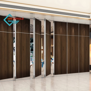 ผนังกั้นเสียงแบบเคลื่อนย้ายได้ ประตูบานพับแบบพับได้ ราคาผนังกั้นแบบถอดประกอบได้ - Product Image 2