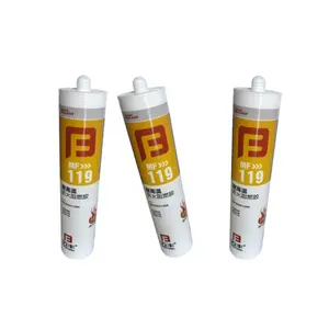 Factory wholesale High quality hot selling Water Black White resistant fire resistant silicone sealant rubber adhesive glue