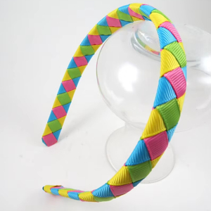 <span class=keywords><strong>Diadema</strong></span> Rosa Intenso, Turquesa, Amarilla y Verde Manzana para Niñas, Ideal para Primavera, Pascua y Verano - Product Image 1