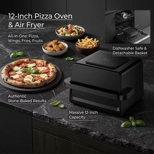 Freidora de Aire Digital Inteligente de Gran Capacidad (6L) con Ventana Visible y Pantalla Táctil LED de 2100W para una Cocina Saludable en el Hogar - Product Image 5