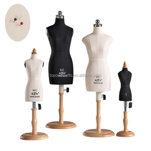 1/2 y 1/3 tamaño Mini mujer Sastre modista MANIQUÍ PARA patrón que hace completamente a medida maniquí con soporte de madera - Product Image 1