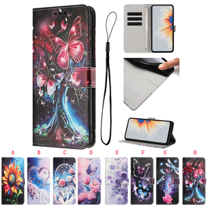 Funda de Cuero con Diseño de Flores para <span class=keywords><strong>Samsung</strong></span> <span class=keywords><strong>Galaxy</strong></span> S26 <span class=keywords><strong>Ultra</strong></span> Pro S25 Plus Edge A07 A37 A57 A06 A16 A26 A36 A56 5G, Diseño de Mariposa - Product Image 6