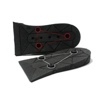 Demi-coussin d'air réglable chaussures stimulantes ascenseurs produits 3 couches 6cm Absorption des chocs talon ascenseur hauteur augmentant semelles intérieures