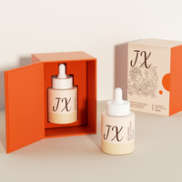 Flacons Compte-Gouttes en Verre Ambré 10 ml 20 ml 30 ml, Bouteille d'Huile Essentielle, Flacon Cosmétique Givré Personnalisable 30 ml 50 ml