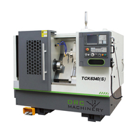 Torno CNC de Servicio Mediano, Nuevo, con Sistema GSK TCK6340S, 4 Estaciones, Torreta Horizontal, un Solo Husillo y Bancada Inclinada