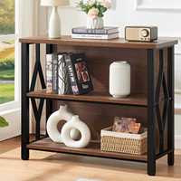 Étagère de rangement en bois d'ingénierie de style industriel moderne, gain de place, pour salon et chambre