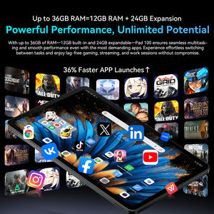 Tablette PC Oscal Pad 100 12+256 Go, 12 pouces, Android 15, batterie 9000 mAh, T615, caméra avant 8 MP, caméra arrière 16 MP, IA avec déverrouillage facial, Oscal Smart Pad - Product Image 6