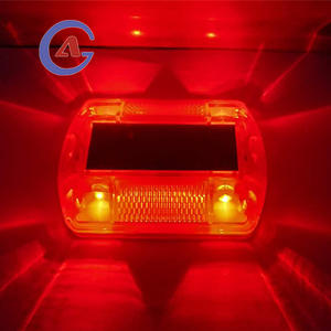 Reflectores solares de carretera, tachuelas solares para carretera, marcadores reflectantes para pavimento, luz LED solar para carretera - Product Image 3