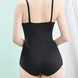 Seamless Breathable Tummy Control Abdomen Push-Up Thong Body Shaper Medium Skims Shapewear Bodysuit Women Adults Ladies Bra