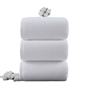 Kim Ryan Hotel <b>Bath</b> Towel 80x160cm Pure Cotton Thickened Absorbent White For Hotels Guesthouses Salons - Product Image 4