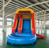 Toboggan aquatique gonflable pour enfants, mini, épaissi en PVC, pour usage domestique intérieur, transfrontalier, écologique, garantie 3 ans