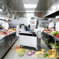 Fabriek Direct Leveren Groene Groenten Cutter Groente Chopper Knoflook Snijder Fruit En Groentesnijder Industriële Machine