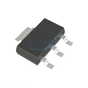 MOSFET N CH 60V 1.6A SOT223 TO 261 4, TO 261AA Online Electronic Components BSP75GQTC Original One Stop Service Power Management - Product Image 1