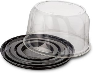 Couvre-plat en plastique transparent réutilisable pour sushis, outil de cuisine, buffet, convoyeur, assiette à gâteau, accessoires de restaurant - Product Image 2